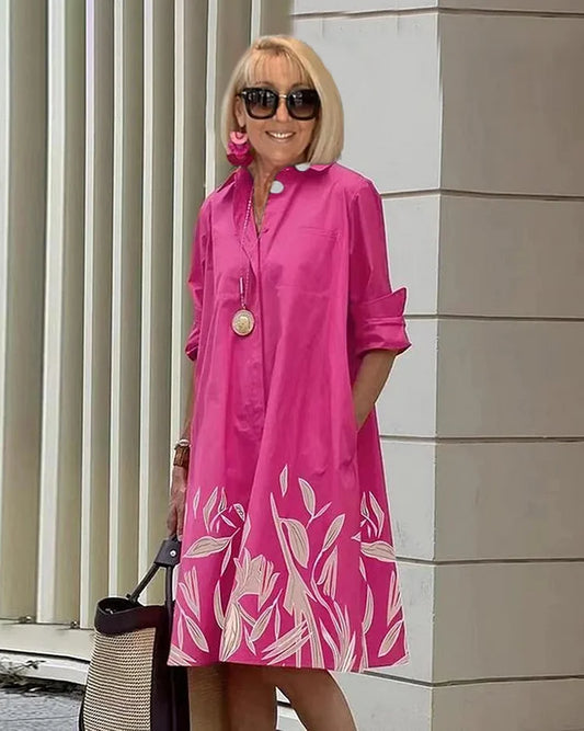 EOS | Bedrucktes Langes Kleid