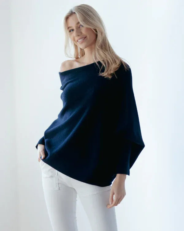 EOS | Asymmetrischer Cloud Drapierter Pullover