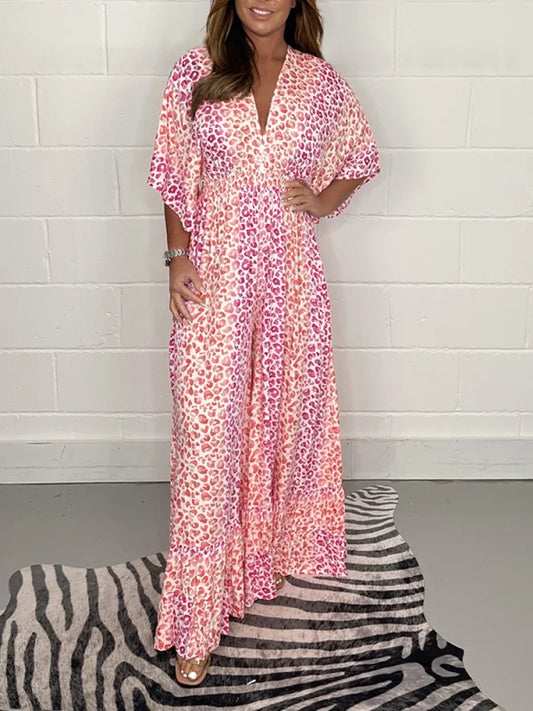 EOS | V Ausschnitt Kimono Kleid Hose