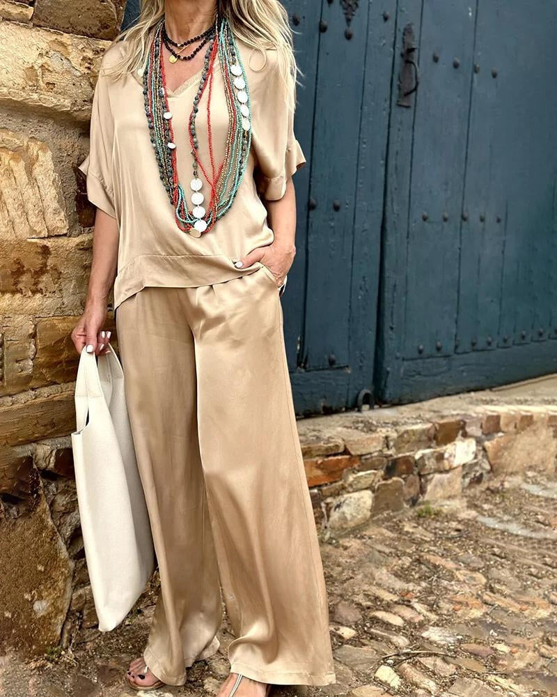 EOS | Blusen- und Hosenset mit elegantem Look