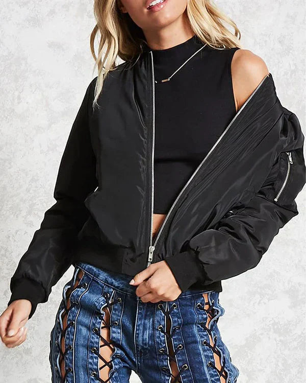 EOS - Stilvolle Klassische Bomberjacke Mit Taschen - Perfekt Für Jede Gelegenheit
