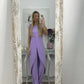 EOS | Ord Set Asymmetrisches Kleid und ausgestellte Hose für Damen Zweiteiler