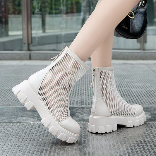 EOS | Elegante Vegan Leder Stiefeletten