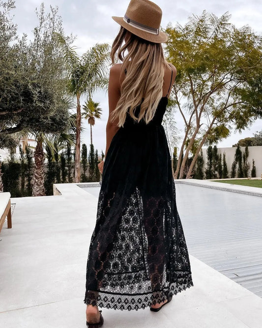 EOS | Jumpsuit mit Spitzendruck