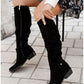 EOS | Stiefelette - Bequeme Wildleder-Ankle Boots mit Niedrigem Absatz für Damen