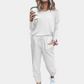 EOS | Set Langarm Lockere Passform Lounge Set Co Ord Set für Damen