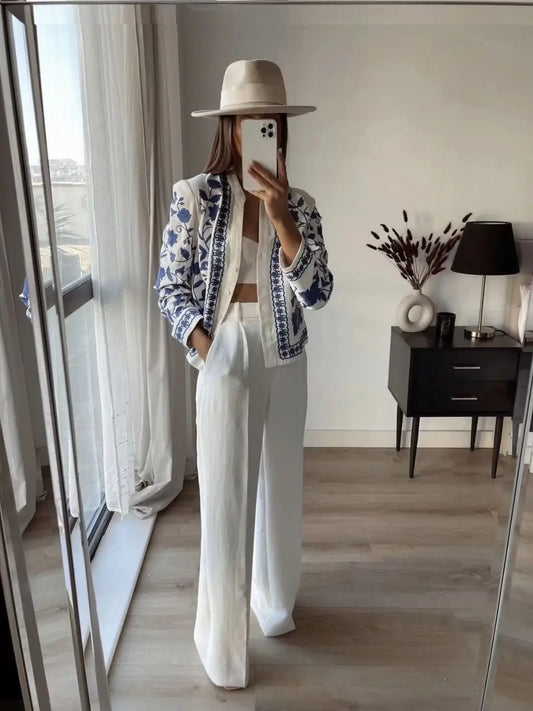 EOS | Frühlingsblumen-Cardigan für Frauen