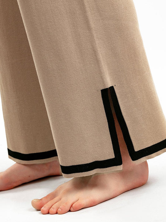 EOS | Set Kurzarm Shirt und Hose mit weitem Bein für Damen, zweiteiliges Set