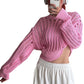 EOS | Street Style Kurz geschnittenes Langarm Sweatshirt