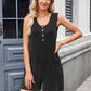 EOS | Farbblockiertes gestreiftes ärmelloses Jumpsuit-Kleid