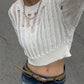 EOS | Street Style Kurz geschnittenes Langarm Sweatshirt