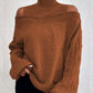 EOS | Oversized grenzüberschreitender Strickpullover für Frauen