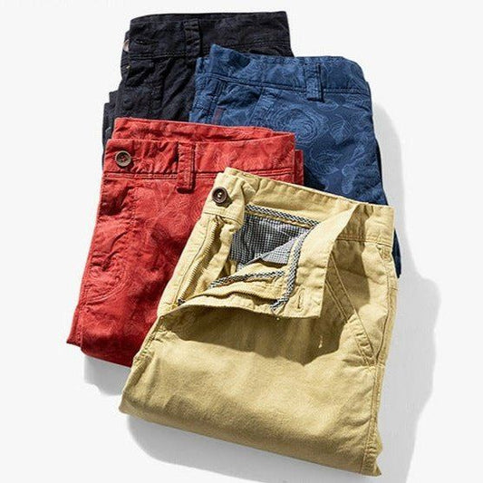EOS | Shorts mit Blumenmuster und Seitentaschen