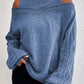 EOS | Oversized grenzüberschreitender Strickpullover für Frauen