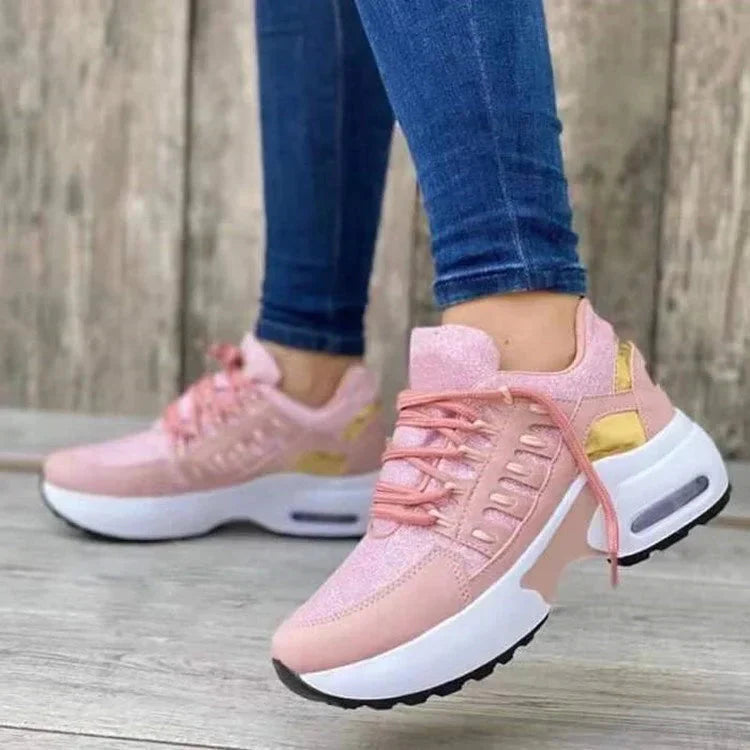 EOS | Schuhe Dicke Sohle Lace Up Turnschuhe Damen Turnschuhe