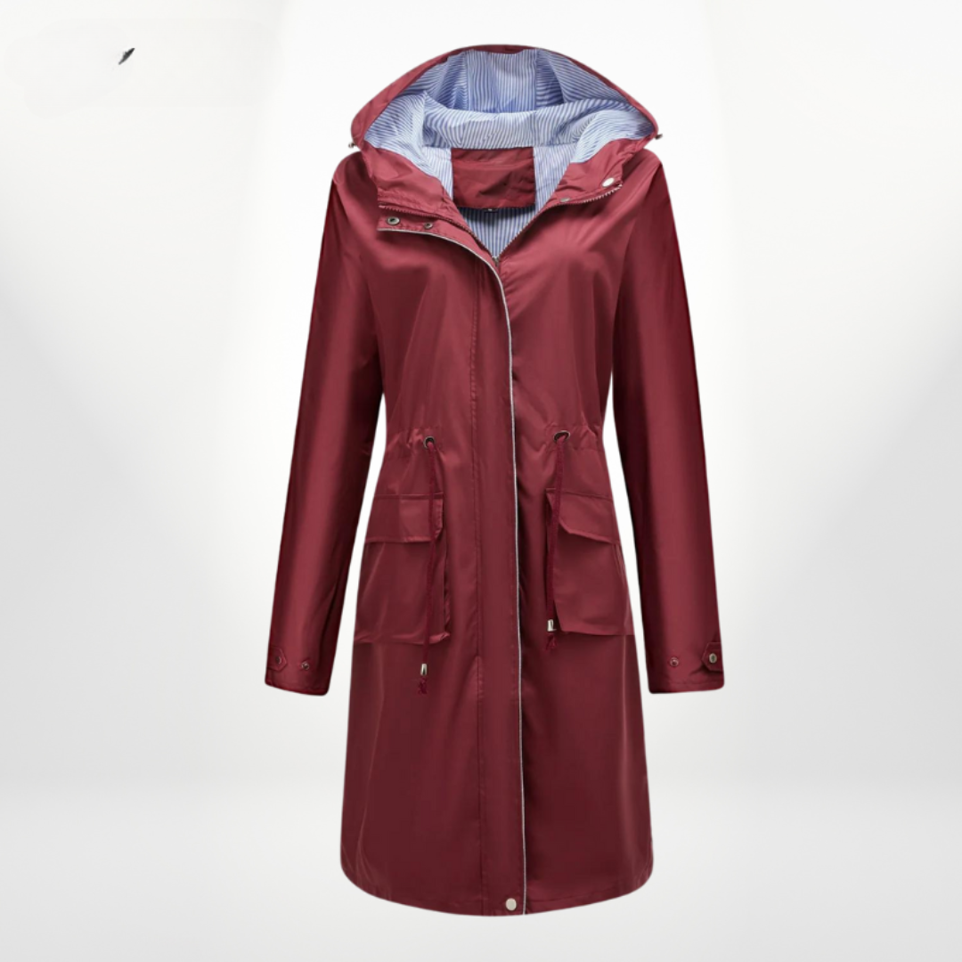 EOS | wasserdichter langer Parka mit Kapuze für Damen