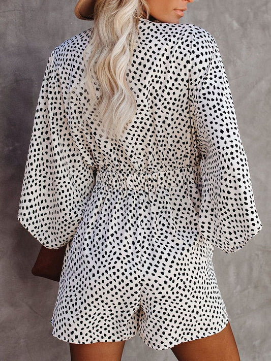 EOS | Playsuit mit Schleife Schwarz Braun