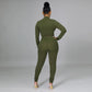 EOS | Zweiteiliges Set mit Kurzem Kunstleder-Korsett und High-Waist-Hose