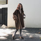 EOS | Eleganter Lockerer Woll Trenchcoat für
