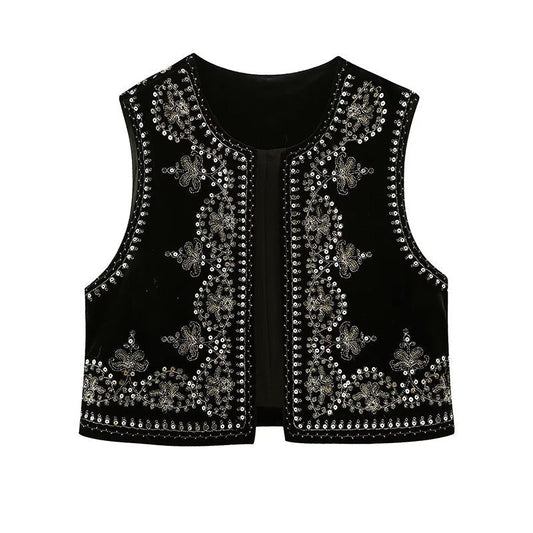 EOS | Exklusives besticktes Gilet für stilvolle Auftritte