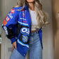 EOS | Damenjacke Oversized Hip Hop Street Style Mantel: Unübersehbarer Bomber Top