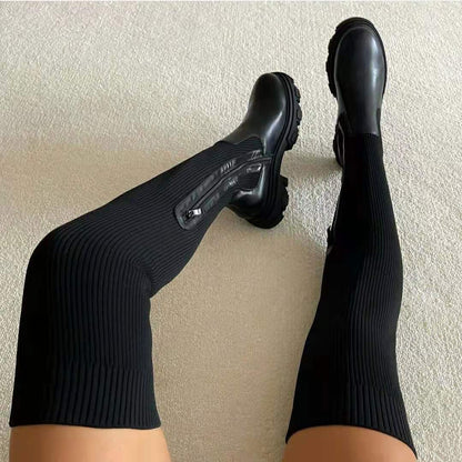 EOS | Stylische Overknee Sock Stiefel für jeden Anlass