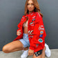 EOS | Damenjacke Oversized Hip Hop Street Style Mantel: Unübersehbarer Bomber Top