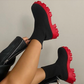 EOS | Klobig Plateau Sockenstiefel Damenstiefel