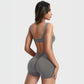 EOS | ärmellos mit Knitter Hose Shorts Overall Overall Fitnessbekleidung