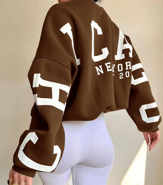 EOS | Übergroßes Sweatshirt kuscheliges, locker sitzendes Damen Sweatshirt