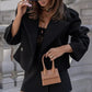 EOS | Elegant Zweireiher Kurzer Woll Trenchcoat Kurzer Wollmantel für Damen