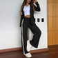 EOS | Set Freizeitblazer und Hose mit weitem Bein für Damen im Partnerlook