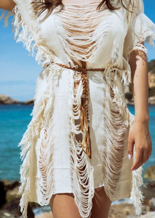 EOS | Kurzes Stil Luftiges Kleid
