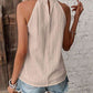 EOS | Neckholder-Top mit Punktedetail