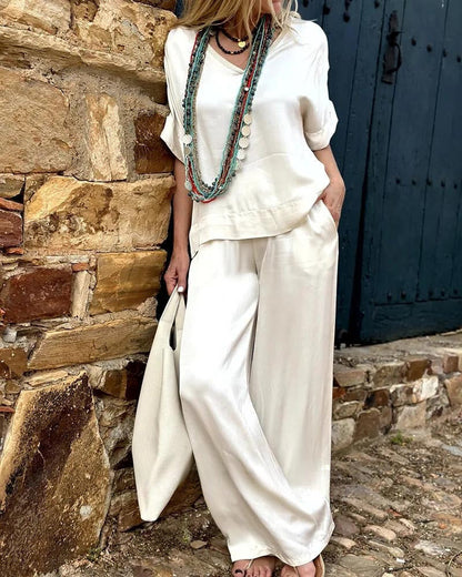 EOS | Blusen- und Hosenset mit elegantem Look