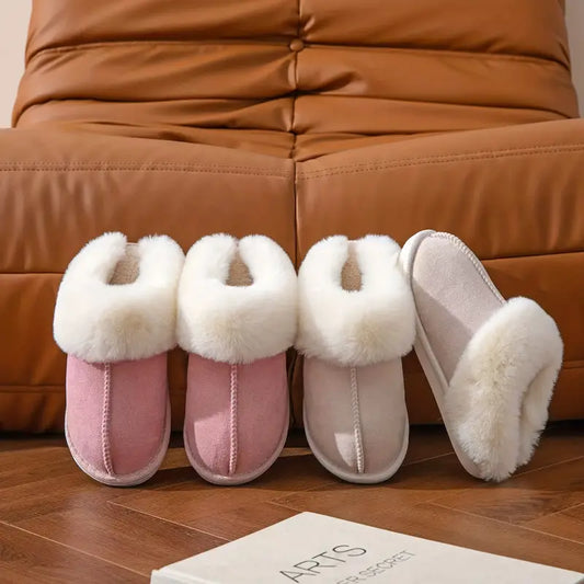 Wolff | Unisex Hausschuhe mit Warmfutter und rutschfesten Sohlen - Bequeme Hausschuhe