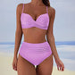 EOS | Bikini mit hoher Taille für Damen, Sommer Bademode
