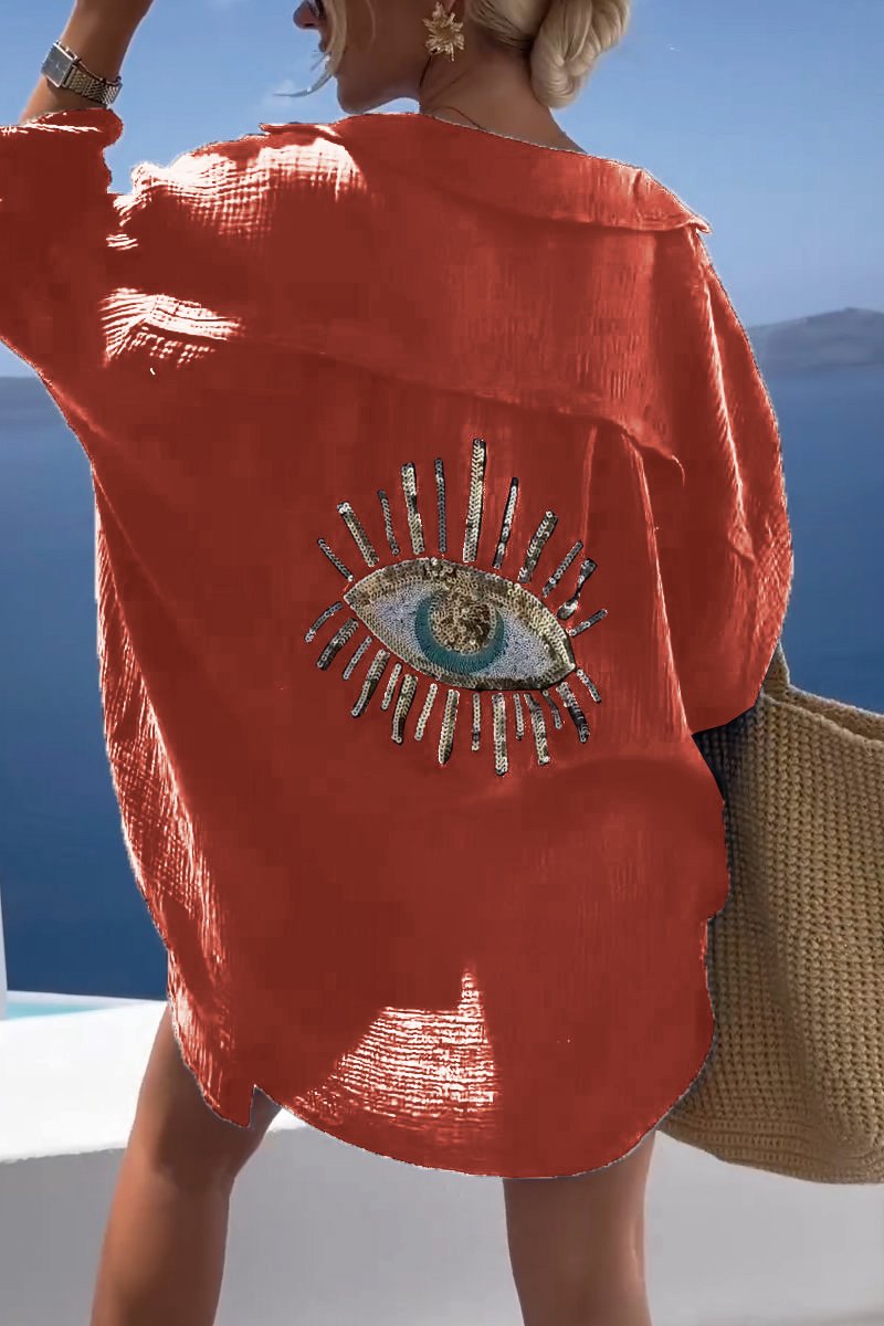 EOS | Bluse aus Baumwolle in Übergröße