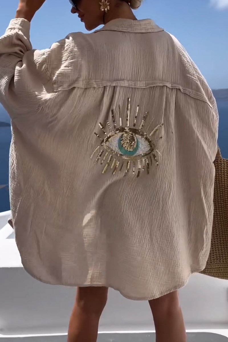 EOS | Bluse aus Baumwolle in Übergröße