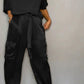 EOS | Jumpsuit aus glattem Satin mit halblangem Oberteil und Hose für Frauen