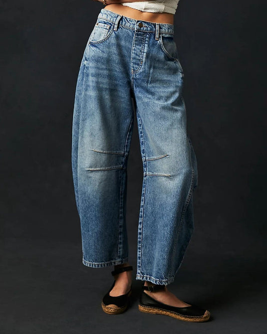 EOS | Mid Rise Barrel Jeans für Damen