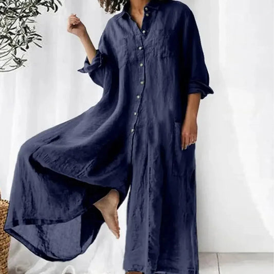 EOS | Zeitloser Leinen-Jumpsuit für Damen