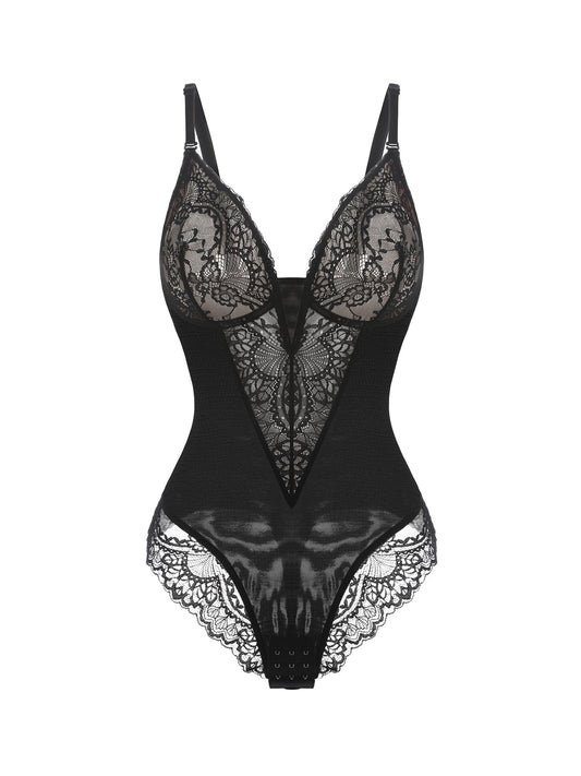 EOS | Bodysuit mit tiefem V-Ausschnitt für verführerische Eleganz
